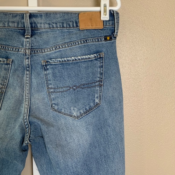 Lucky Brand Charlie Skinny Distressed Embroidered Jeans - Picture 11 of 13